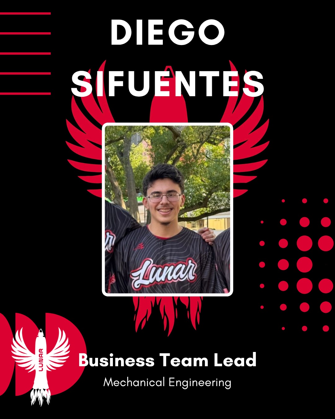 Diego Sifuentes — Business Team Lead, Mechanical Engineering.